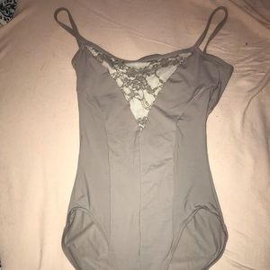 Capezio open back leotard